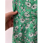 Vestido verde flora. Talla: 16 (L) 3