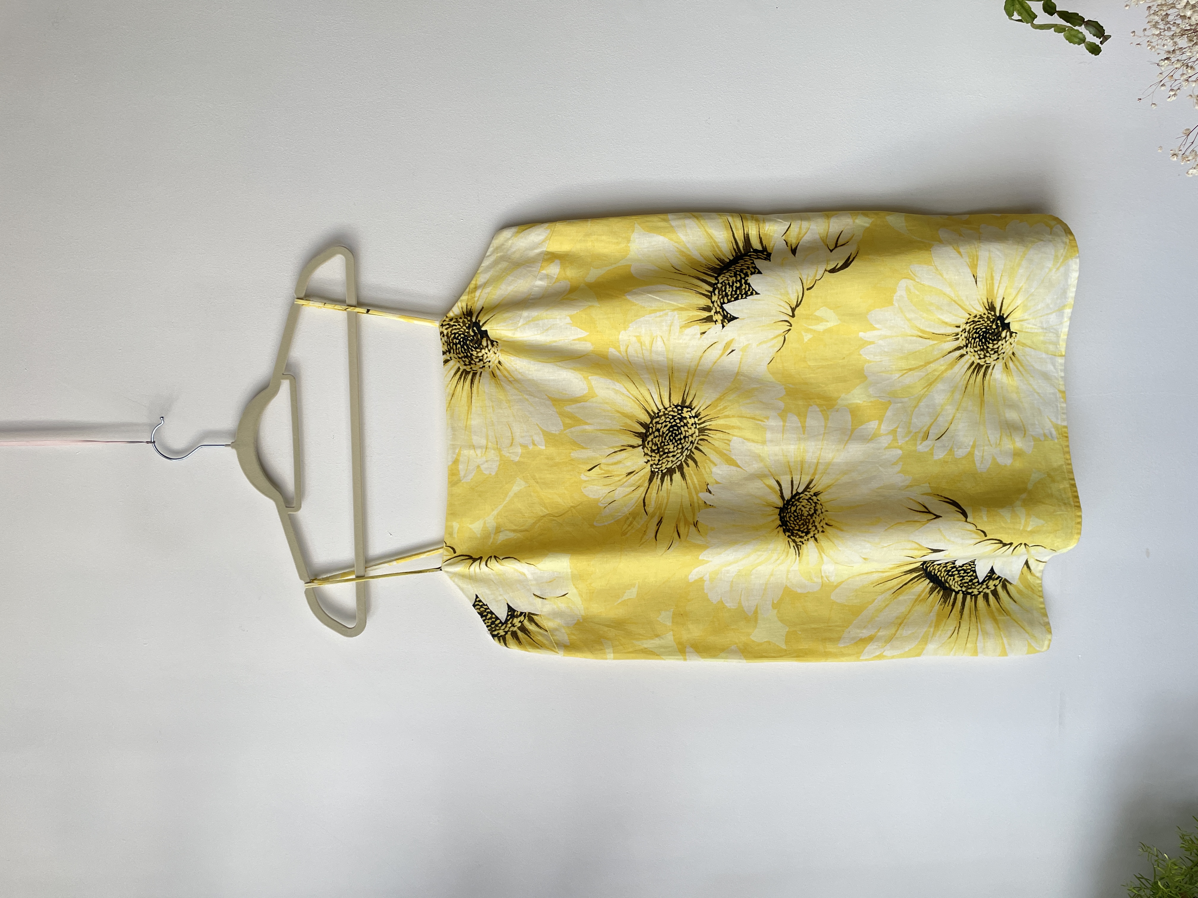 Vestido girasol lino. Talla: L 1