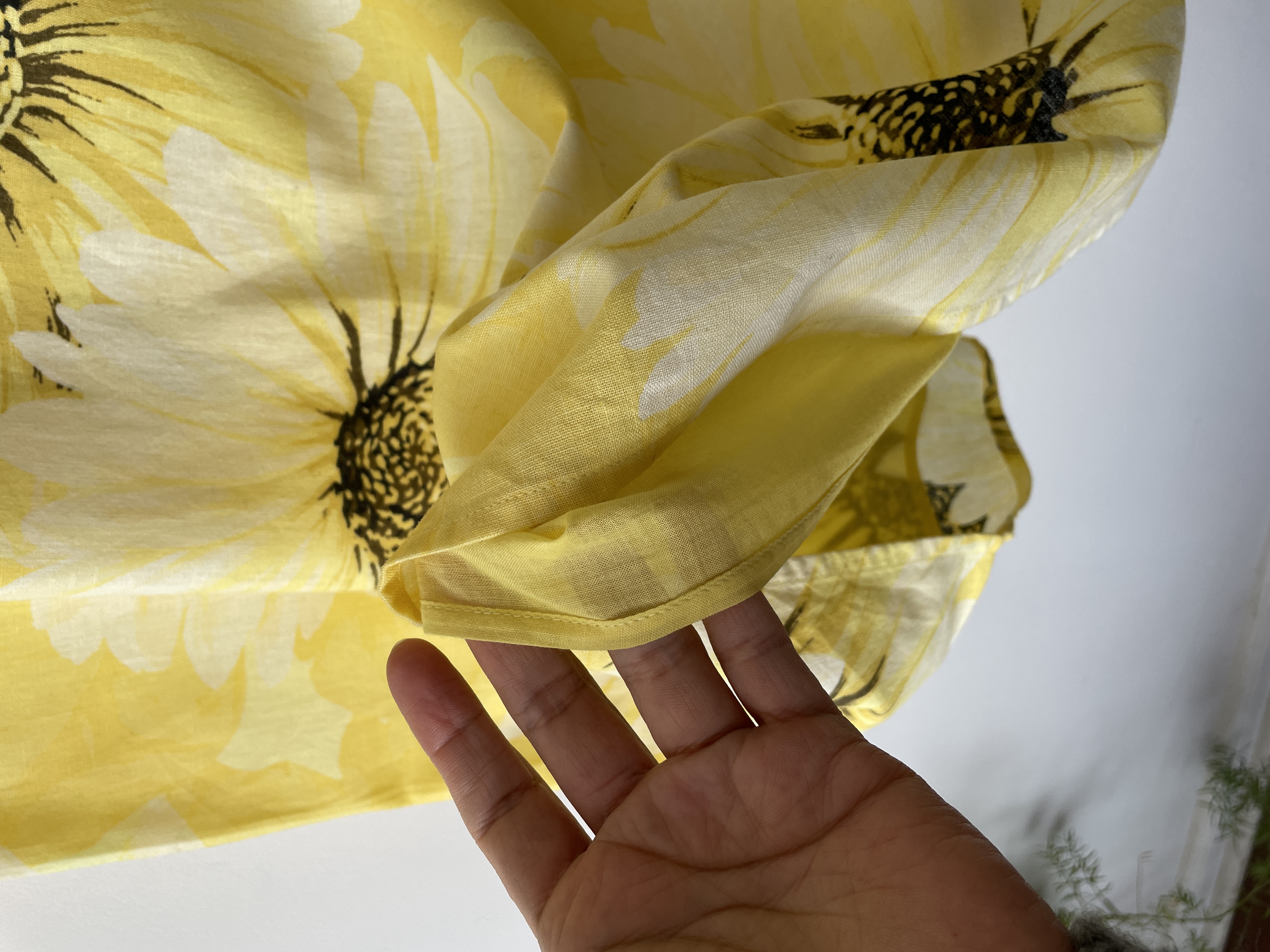 Vestido girasol lino. Talla: L 3