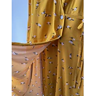 Vestido floral ocre. Talla: L 2