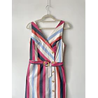 Vestido rayado. Talla: S 3