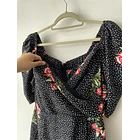 Vestido dot floral. Talla: L chico (M/L) 3