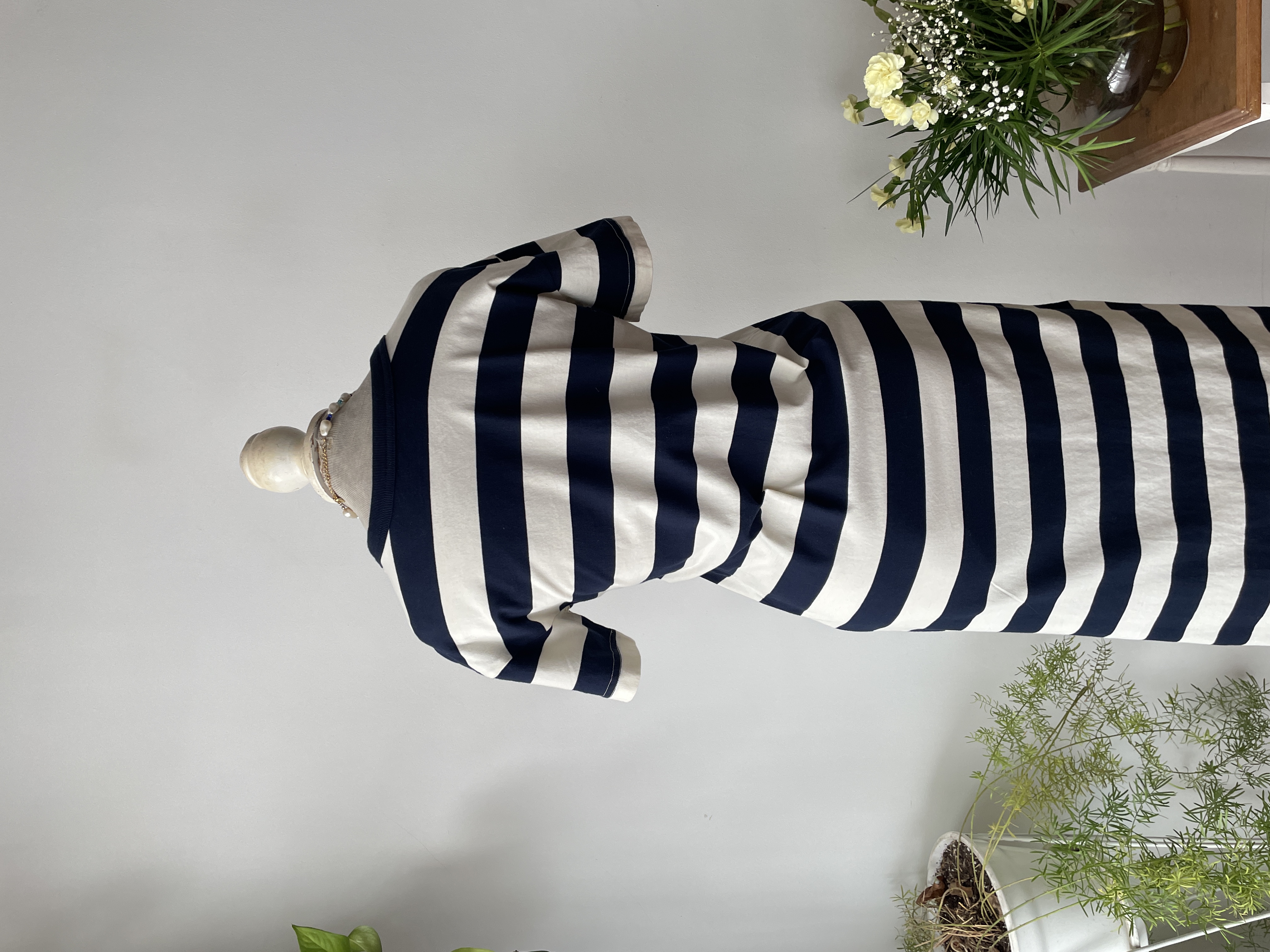 Vestido marinero algodón orgánico. Talla: XS oversized  4