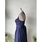 Vestido amarras azul. Talla: XS/S 3