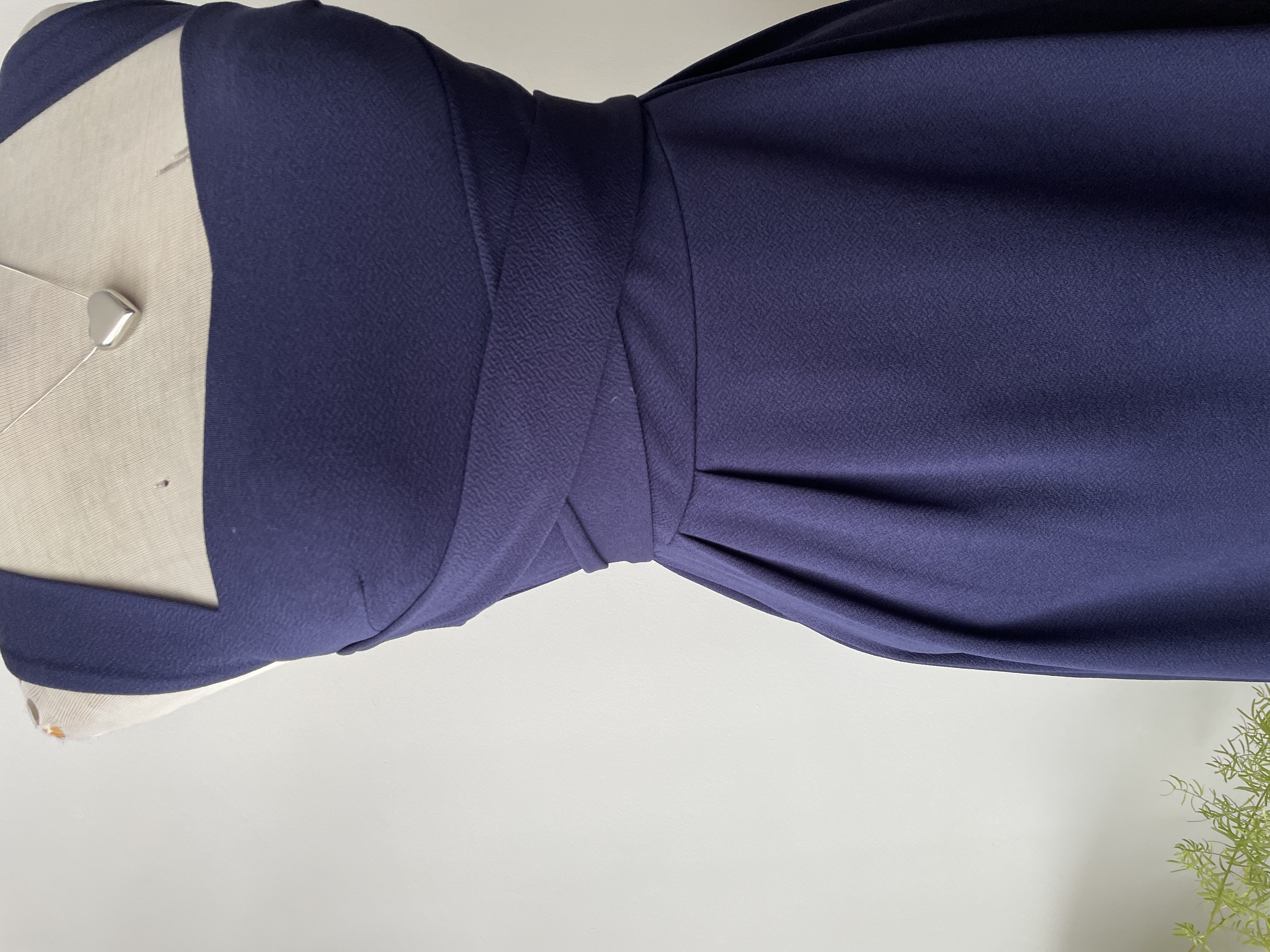 Vestido amarras azul. Talla: XS/S 5