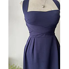 Vestido amarras azul. Talla: XS/S 5