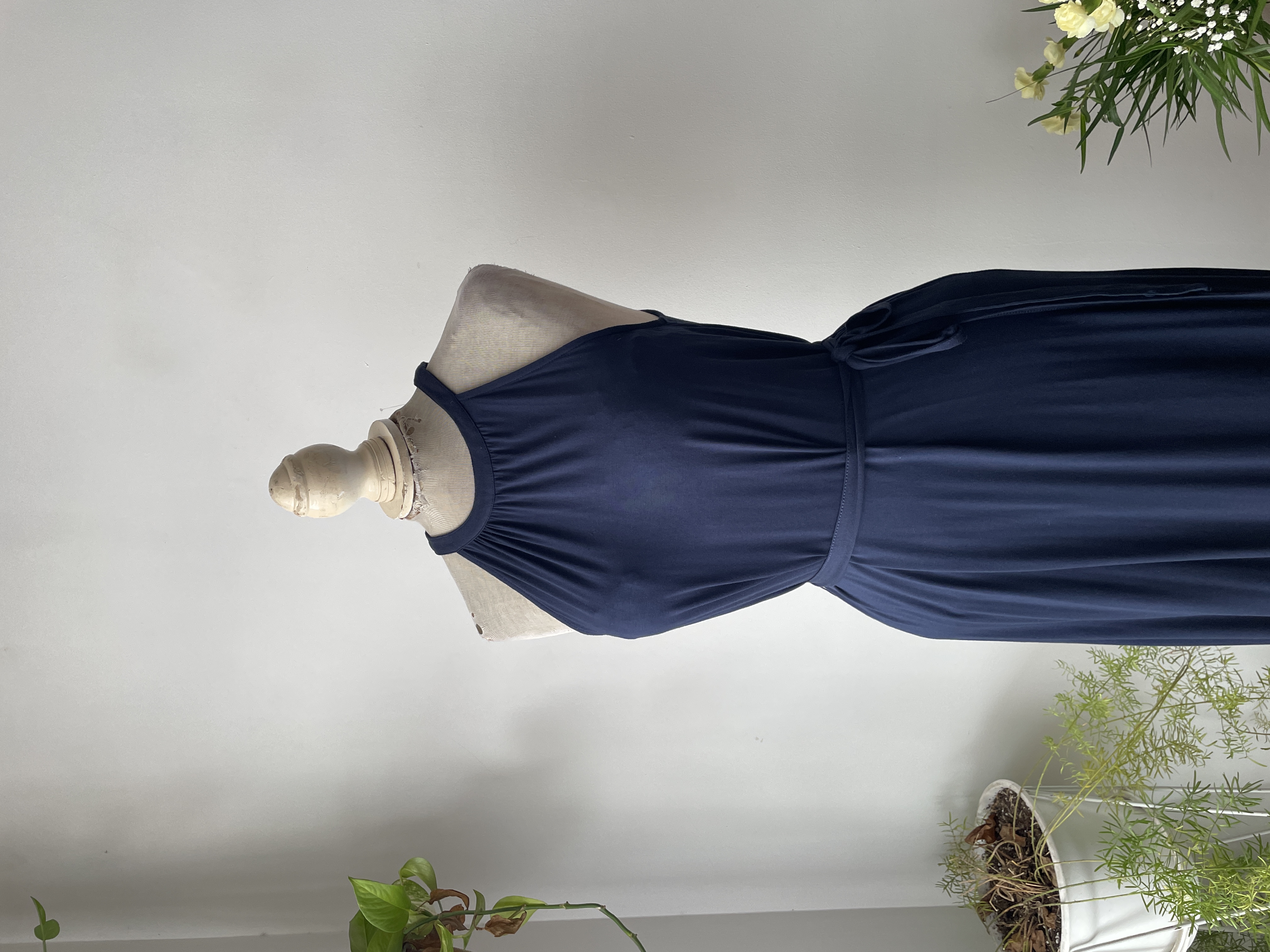 Vestido halter azul. Talla: M 4