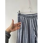 Palazzo rayas lino. Talla: M elasticado 2