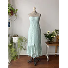 Vestido fiesta encaje. Talla: XL  1