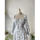 Vestido flores. Talla: L  4