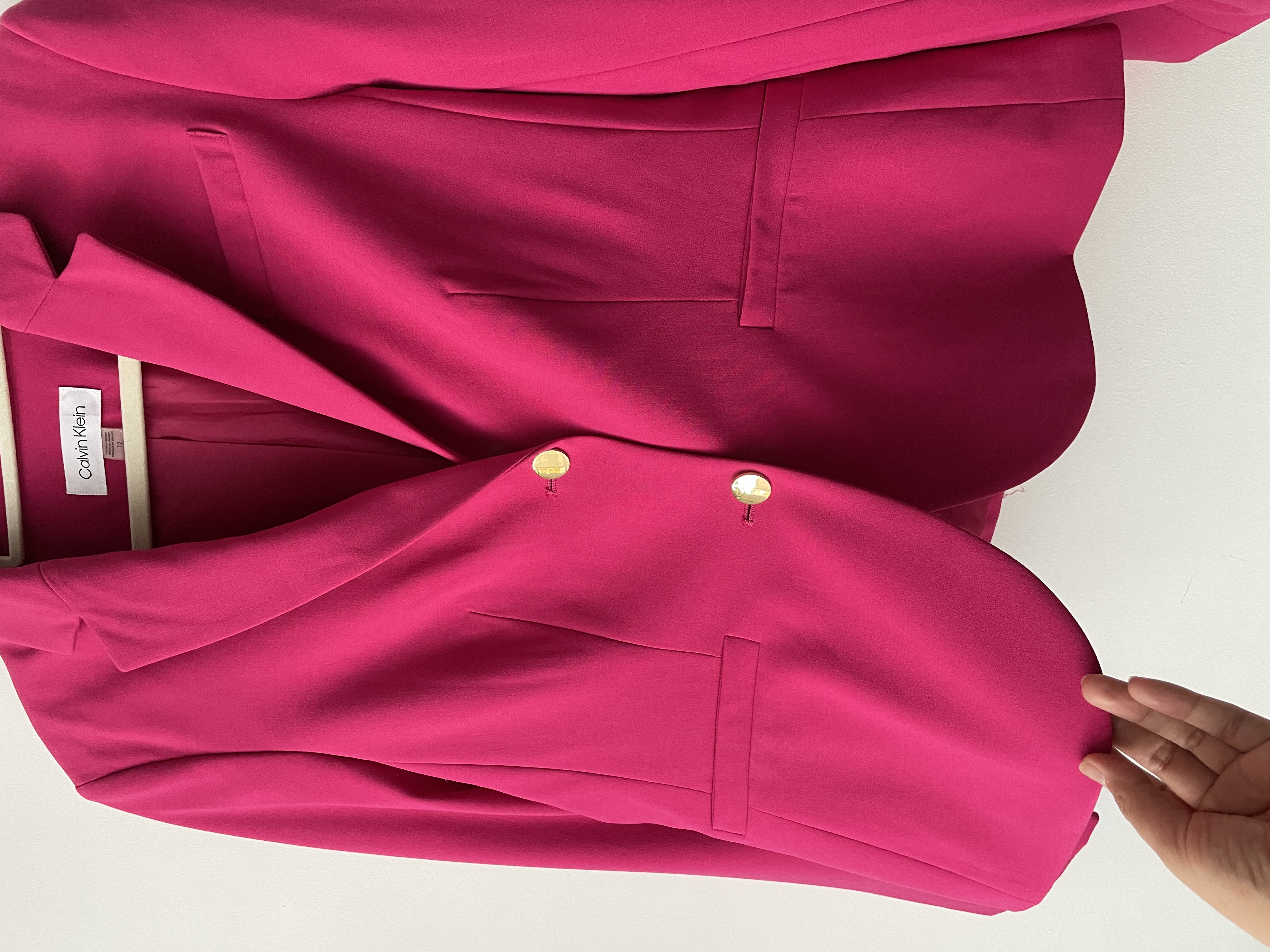 Blazer fucsia. Talla: 12 (m/l) 6