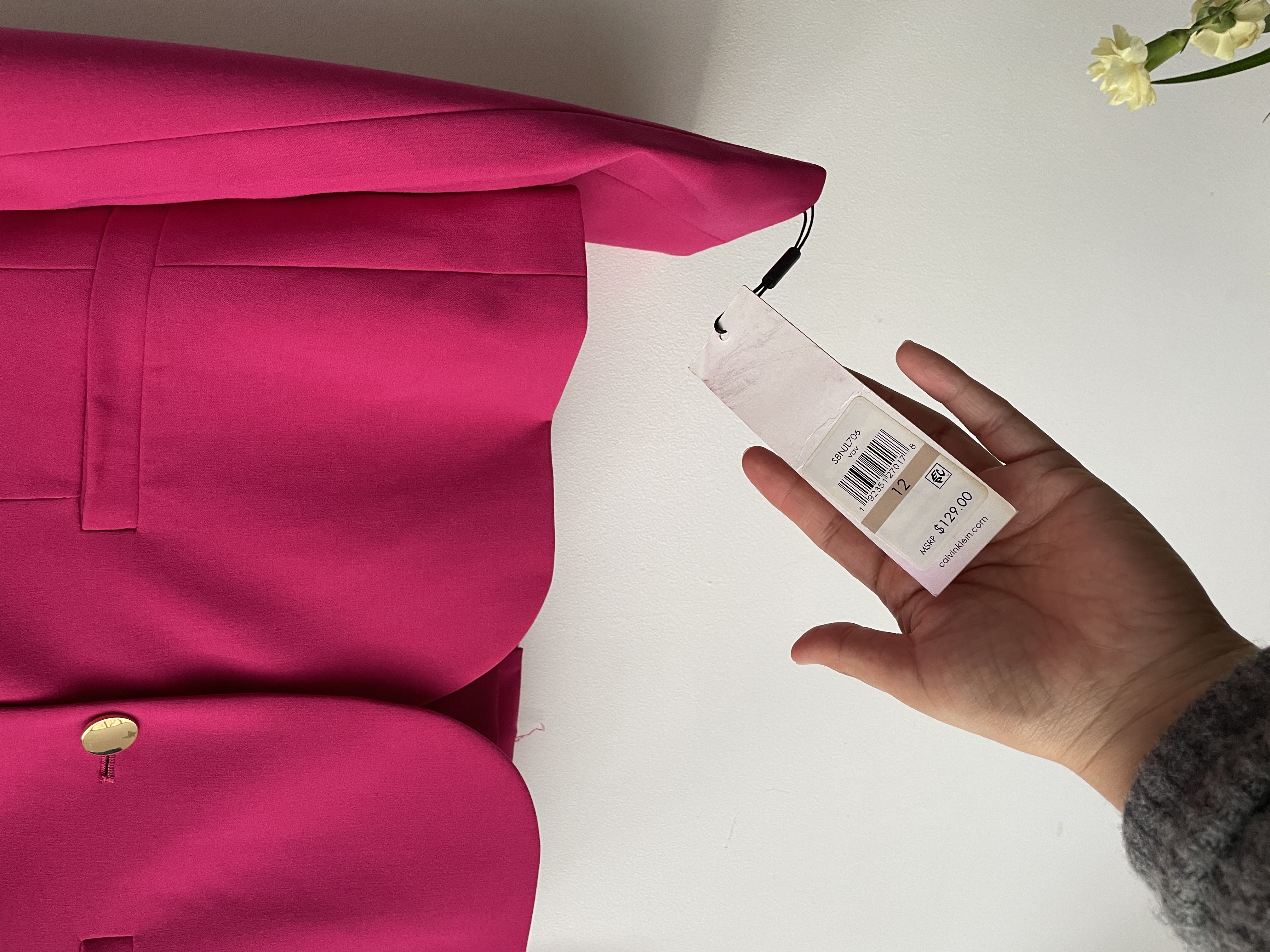 Blazer fucsia. Talla: 12 (m/l) 7