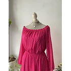 Vestido fucsia. Talla: 44 (L) 3