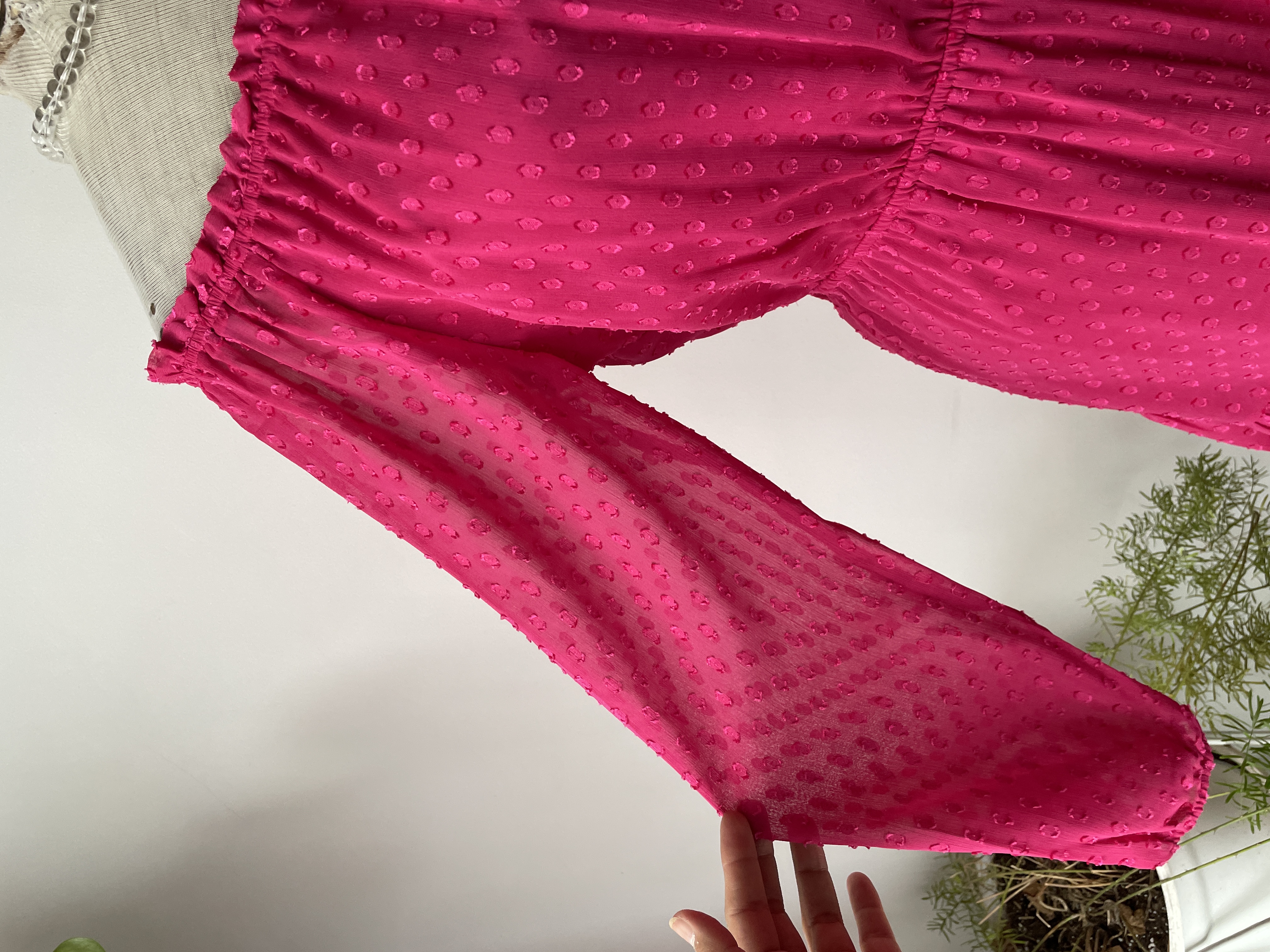 Vestido fucsia. Talla: 44 (L) 4