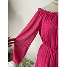 Vestido fucsia. Talla: 44 (L) 4