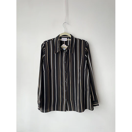 Blusa rayas. Talla: 18 (XL)