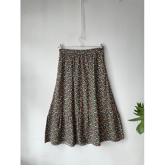 Falda flores. Talla: 6 (s)