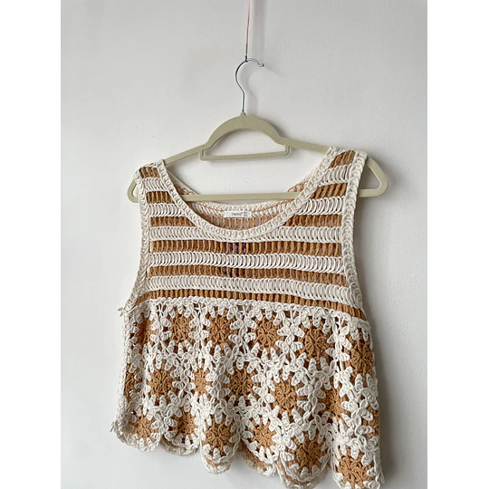 Polera crochet. Talla: M/L
