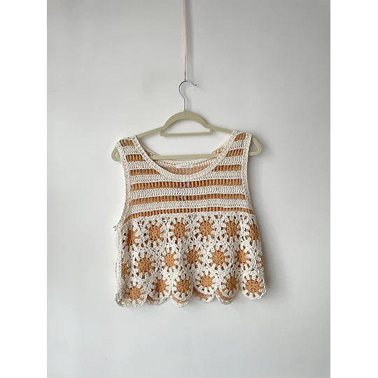 Polera crochet. Talla: M/L