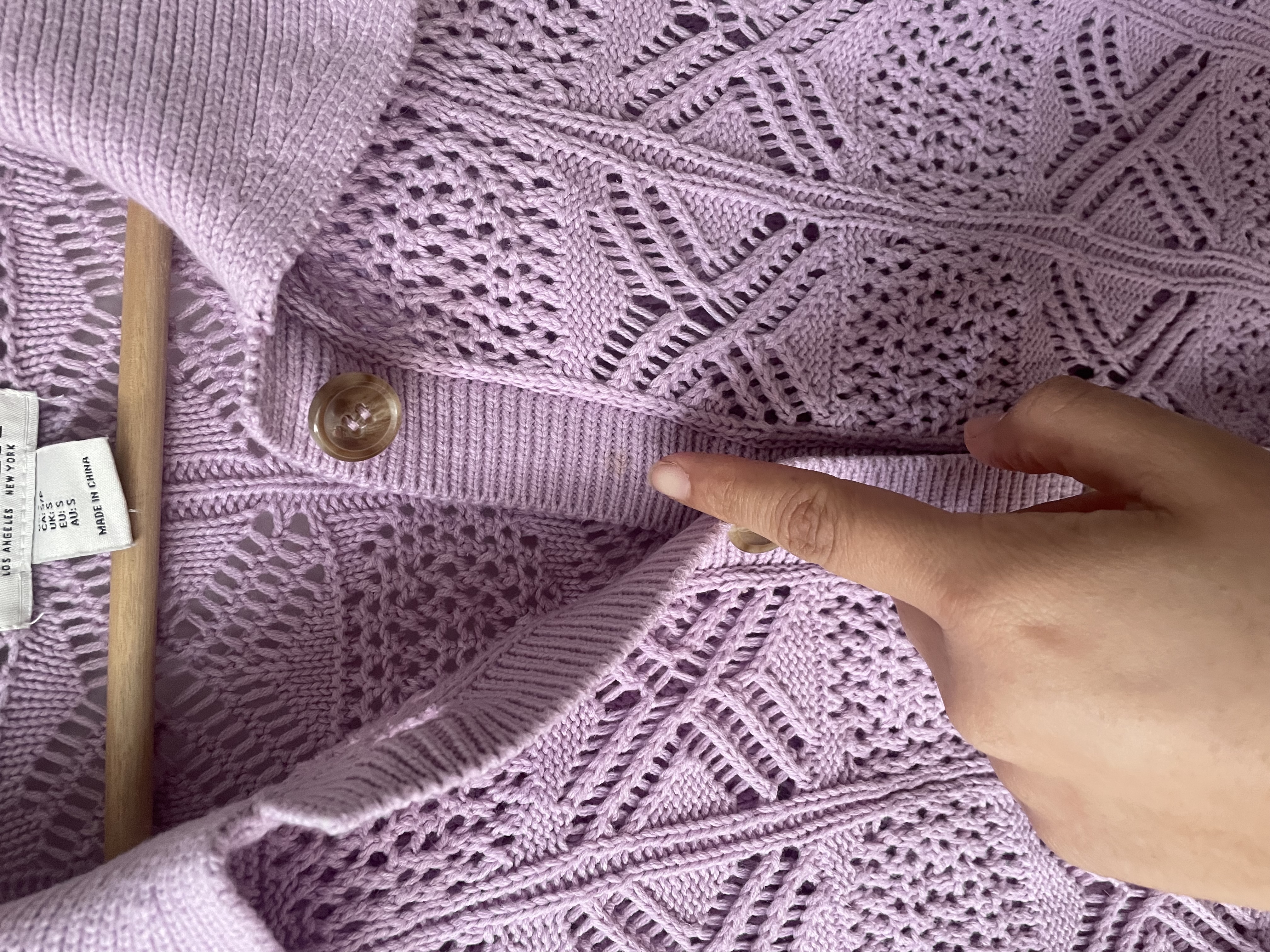 Cárdigan crochet. Talla:  3