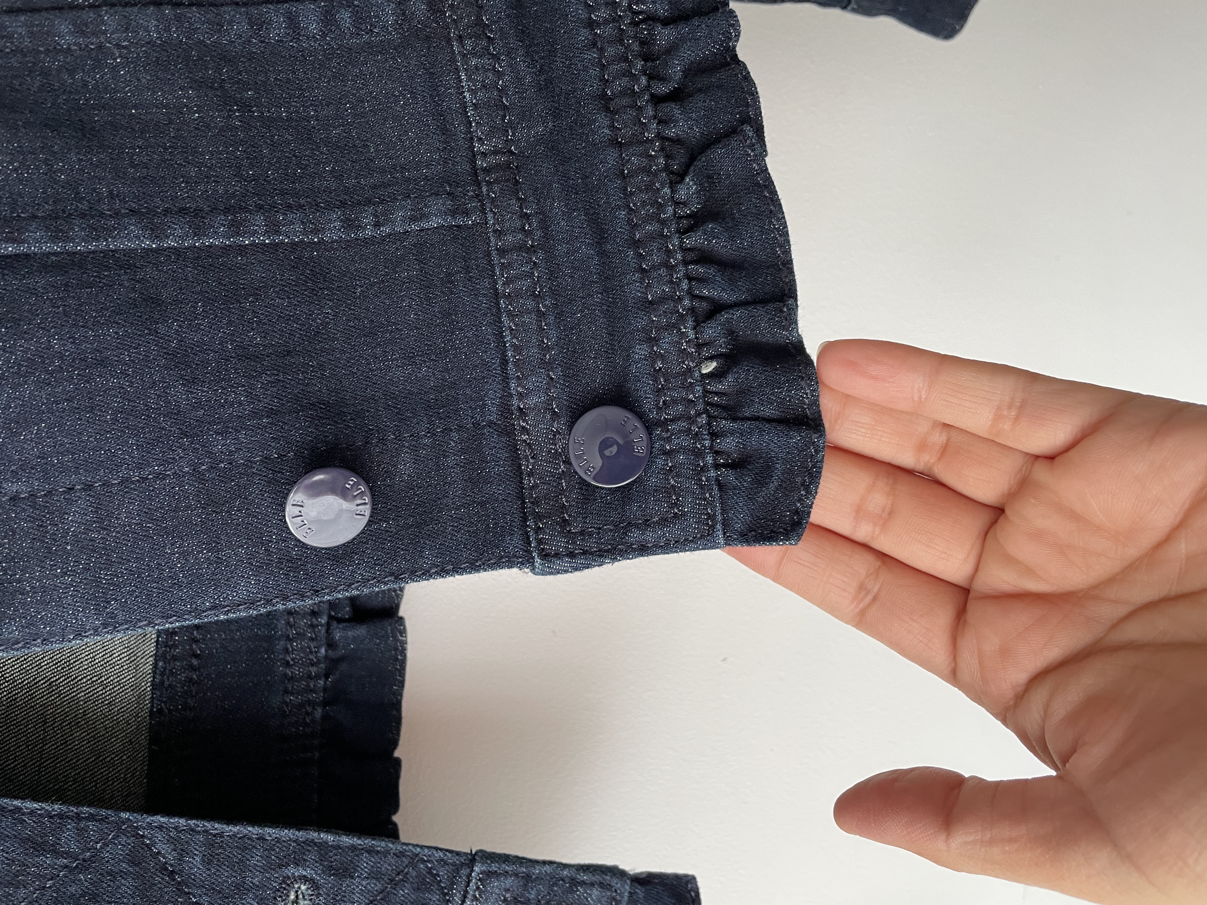 Chaqueta denim azul. Talla: xs 4