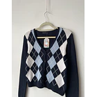 Cárdigan rombos. Talla: S 3