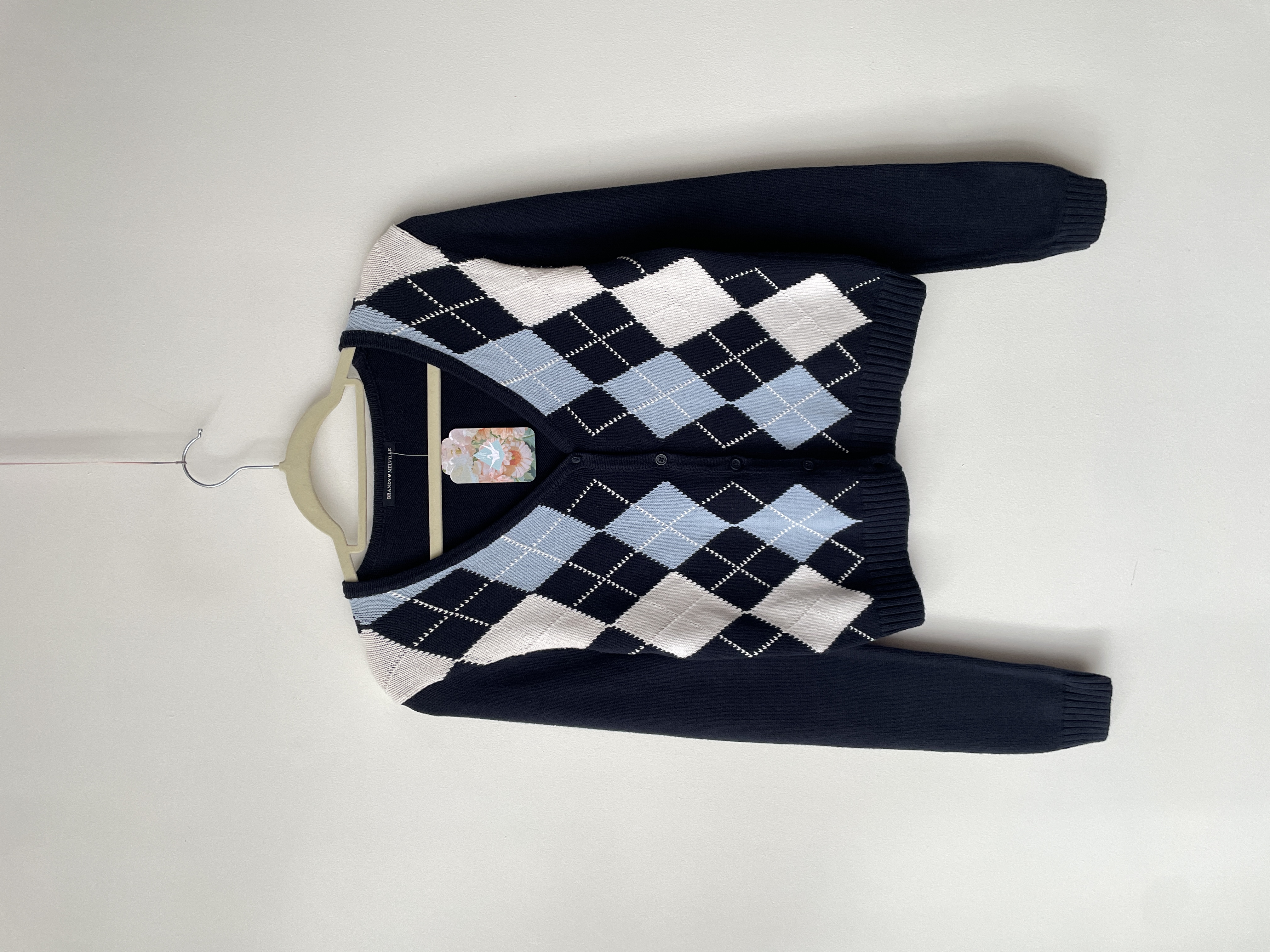 Cárdigan rombos. Talla: S 1