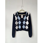 Cárdigan rombos. Talla: S 1