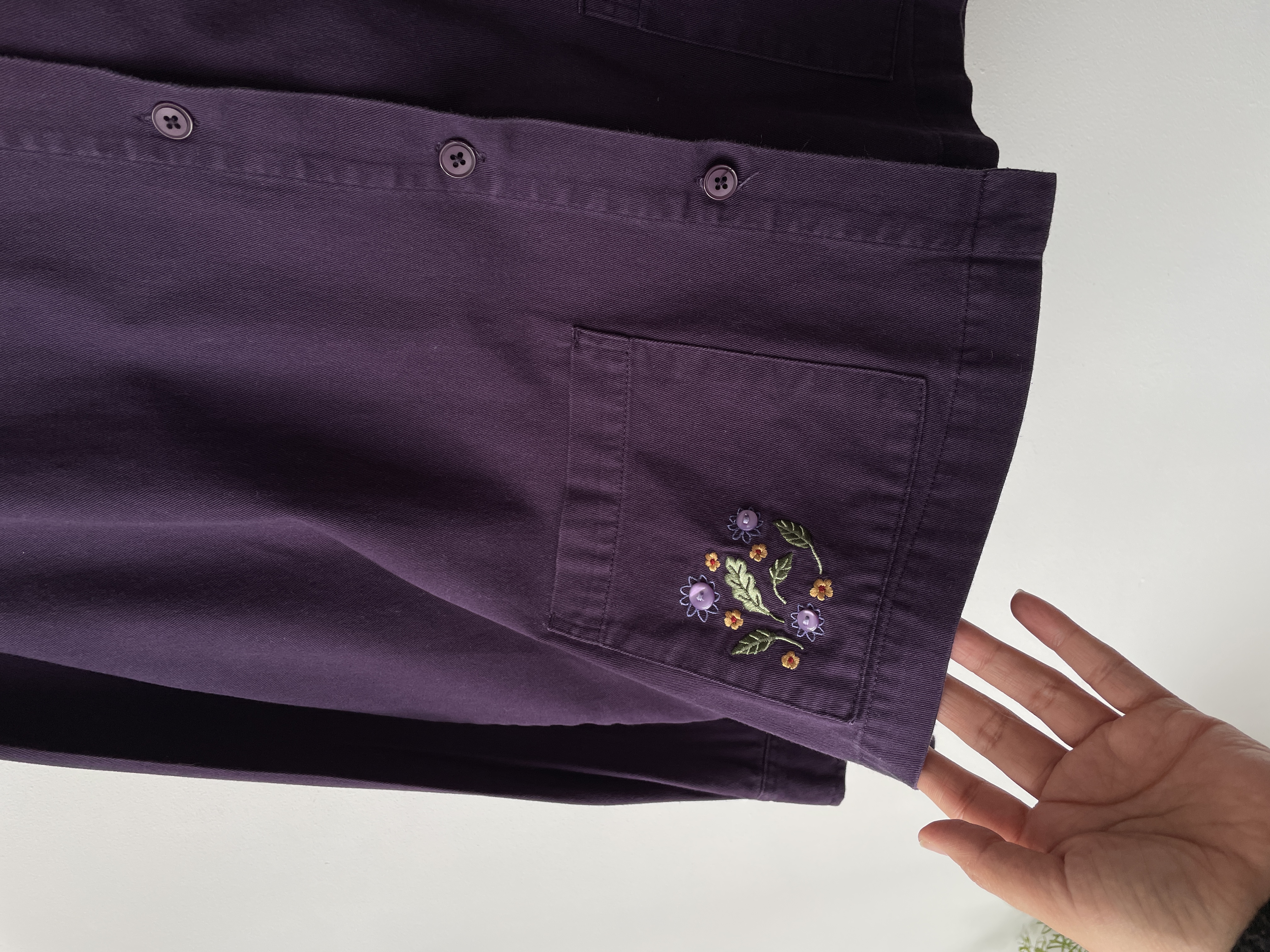 Sobrecamisa Bordados. Talla: XL 5