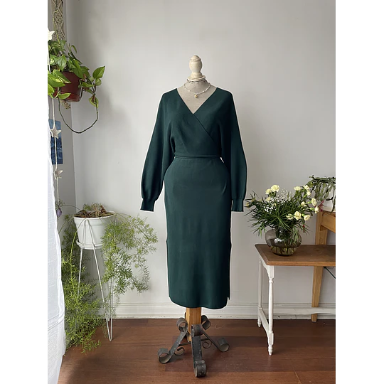 Vestido verde. Talla: M/L