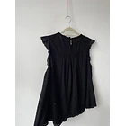 Blusa negra broderié. Talla: 2 (XL/2XL)  3