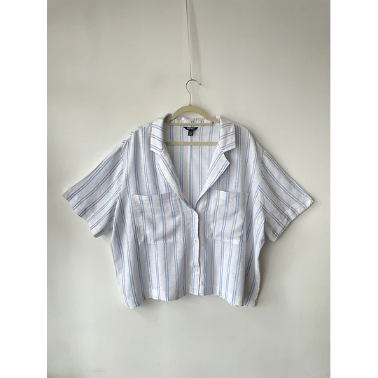 Blusa rayas. Talla: XL