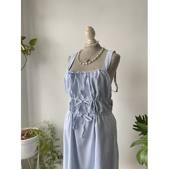 Vestido lazos. Talla: XL