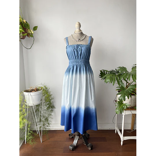 Vestido degradé. Talla: M elasticado (L) 