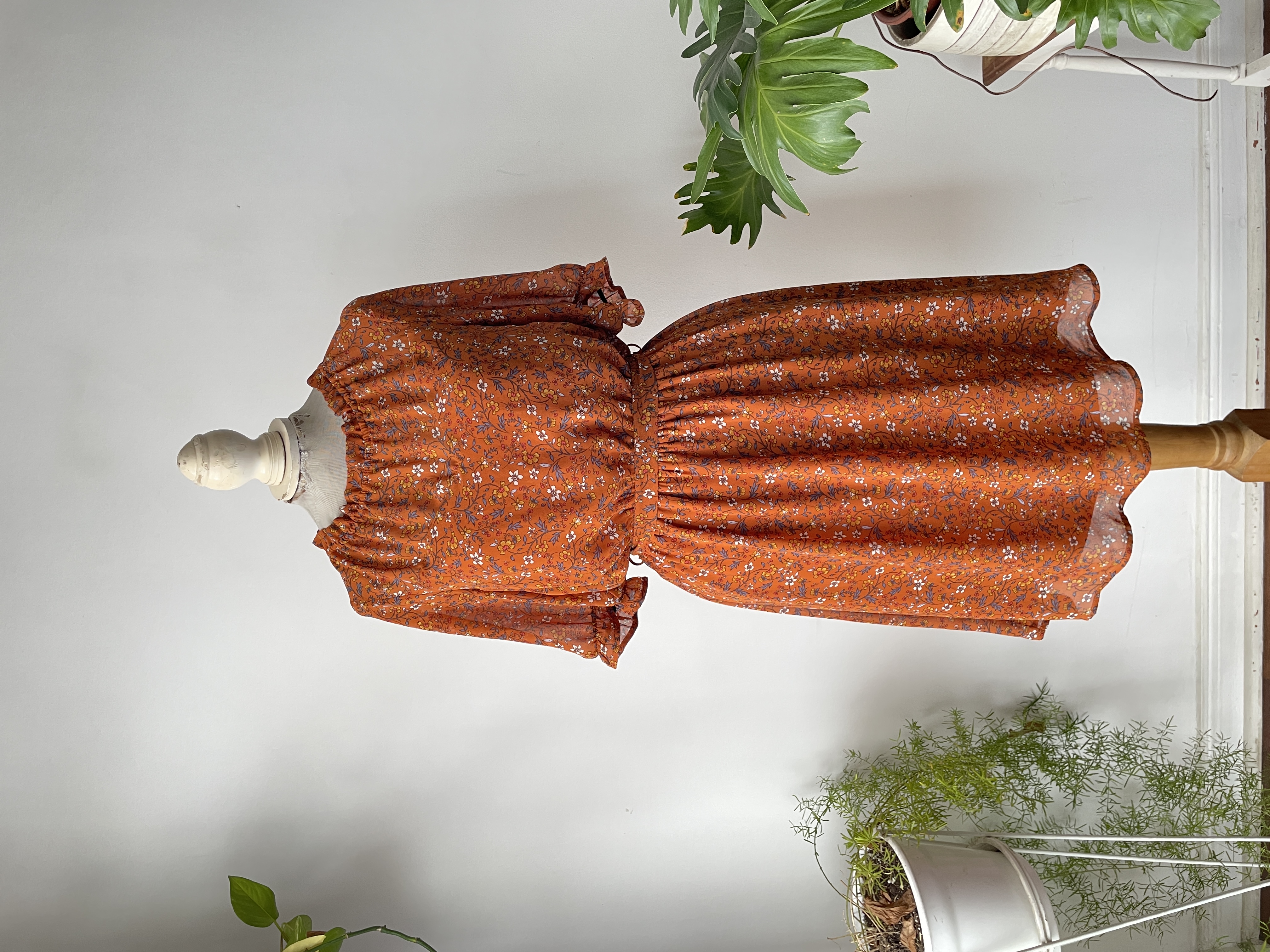 Vestido folk. Talla: L  1
