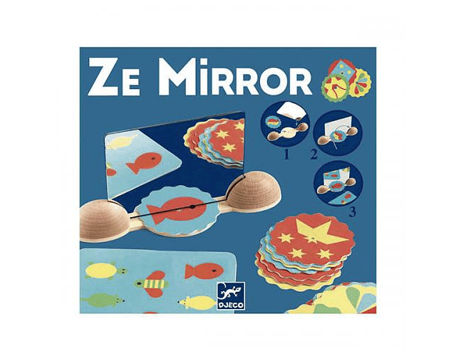 Djeco - Zé Mirror Imagens - Jogo de Reflexo em Espelho
