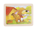 Goki - puzzle em madeira - animais