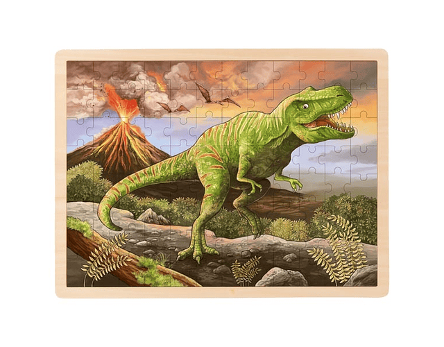 Goki - Puzzle em madeira - T-Rex