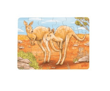 Goki - Mini Puzzle - Animais Australianos - Canguru