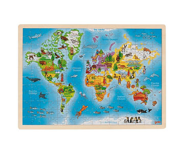Goki - Puzzle Mundo - Animais, Plantas e Pessoas