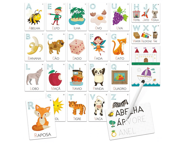 HEADU - ABC - Aprender a Ler e a Escrever - Cartas de Atividades 