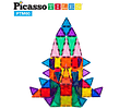 Picasso Tiles - Ladrilhos Magnéticos - Construção - Mini Diamond - Conjunto 60 peças