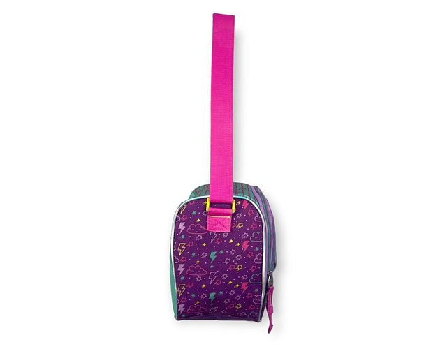 Lancheira escolar para meninas, bolsa térmica com alças longas - Be Strong