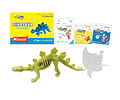 Jumping Clay - Estegossauro - Coleção Dinossauro - Kit de argila para modelagem a seco