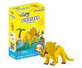 Jumping Clay - Triceratops - Coleção Dinossauro - Kit de argila para modelagem a seco