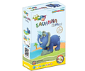 Jumping Clay - Elefante - Coleção Savana - Kit de argila para modelagem a seco