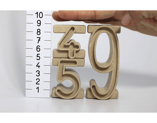 Wissner - Números de empilhar para blocos de soma - 34 peças