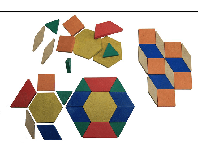 Wissner - Blocos de padrões geométricos - 40 peças