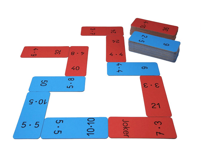 Wissner - Dominó - Multiplicação no espaço numérico 100