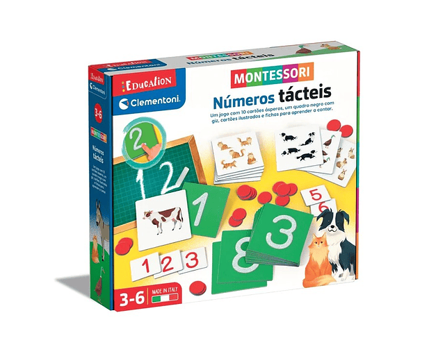 Clementoni - Montessori Números tácteis